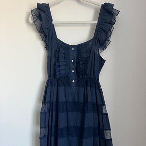 LF The Love KUVAA navy dress NWT size S/M